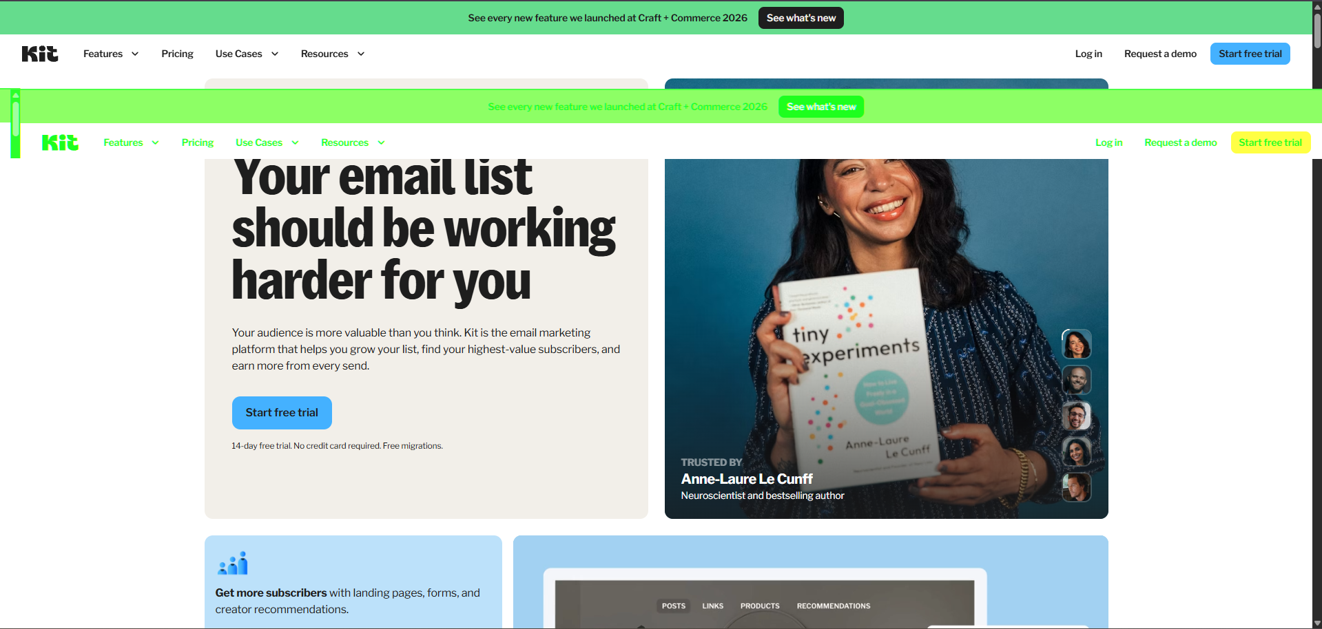 Kit (ConvertKit) product screenshot